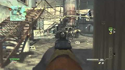 MW3 Spas 12 with damage proficiency