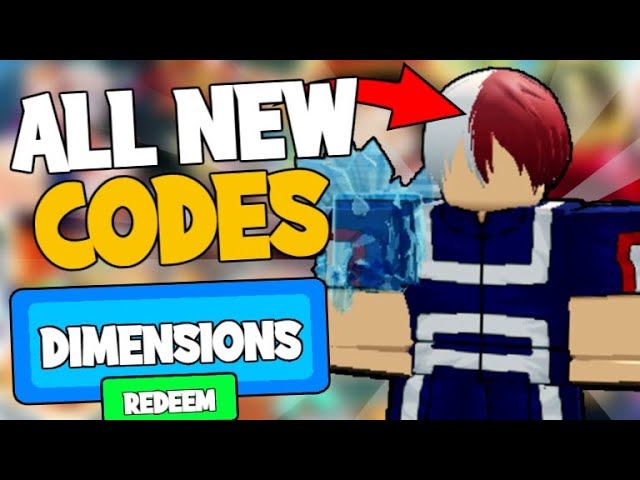 Roblox: All Anime Dimension Codes (January 2023)