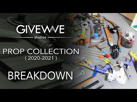 GiveWave Studios Cosplay Prop collection 2021 @GiveWaveStudios