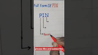 Pin full form#fullform #viral #trendingshorts