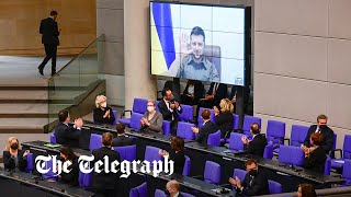 video: Volodymyr Zelensky condemns Germany for financing Russian invasion of Ukraine
