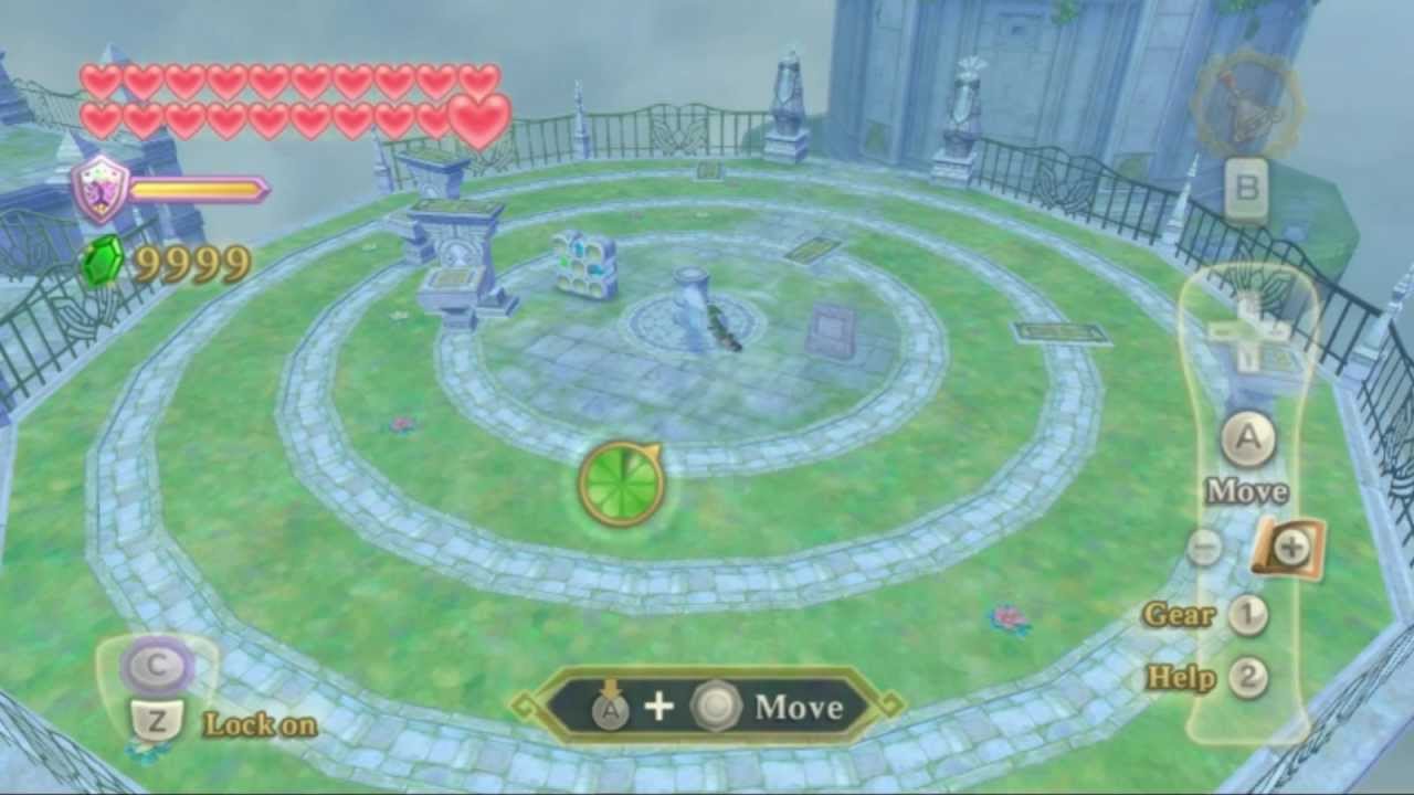 Zelda Skyward Sword Isle of Song Puzzle