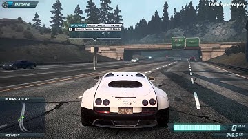 NFS Most Wanted 2 - Bugatti Veyron SS 431 km/h (Infinite Nitro)