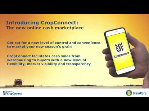 Scott McClure, GrainCorp. Introducing CropConnect