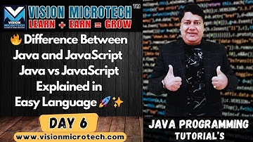 🔥 Difference Between Java and JavaScript | Java vs JavaScript Explained in Easy Language 🚀 ✨