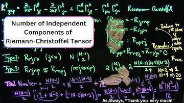 Independent Components of the Riemann-Christoffel Tensor