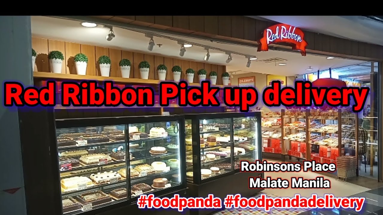 Delivery & Pickup  Red Ribbon Bakeshop