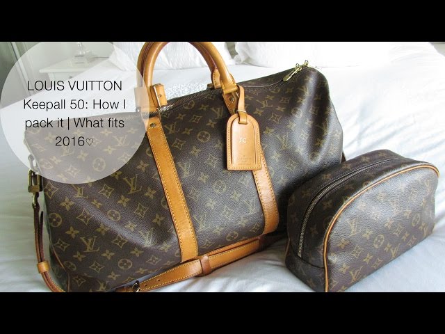 Louis Vuitton Large Monogram Duffel Bag Overnight Travel Keepall Rare  French Co