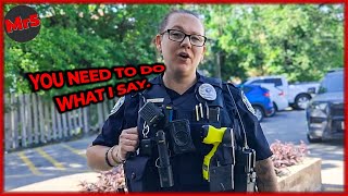 This Female Cop Expects Compliance Instead She Gets a Lesson | First Amendment Audit