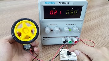 Brushed DC Motor Speed Control Demonstration - Slow Switching with Push Button