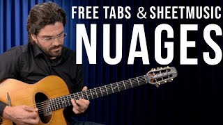 Video thumbnail of "Nuages⎪Solo Guitar ⎪Joscho Stephan⎪**FREE TRANSCRIPTION**"