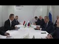 С.Лавров и П.Сиярто "на полях" СМИД ОБСЕ, Скопье, 30 ноября 2023 года