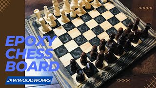 How to Create a Unique Chess Board with Epoxy
