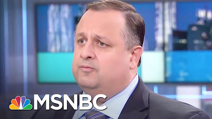 Former Government Ethics Director Shaub: Donald Trump Setting Wrong Tone | Rachel Maddow | MSNBC