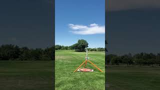 Vintage Scratch Built Maxi Icarus Model Rocket on a C11-3 #acmodelrockets