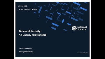 Time and Security: An uneasy relationship - Karen O