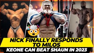 Nick Walker finally responds to Milos's prediction about Arnold Classic 2023+ Samson's depleted look