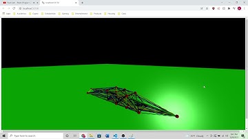 Vpython Spring and Mass Fastest Soft Robot