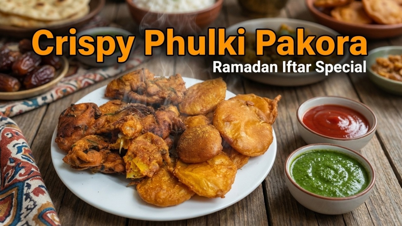Perfect Crispy Pakora Recipe | Aloo Pyaz | Ramadan Iftar Special