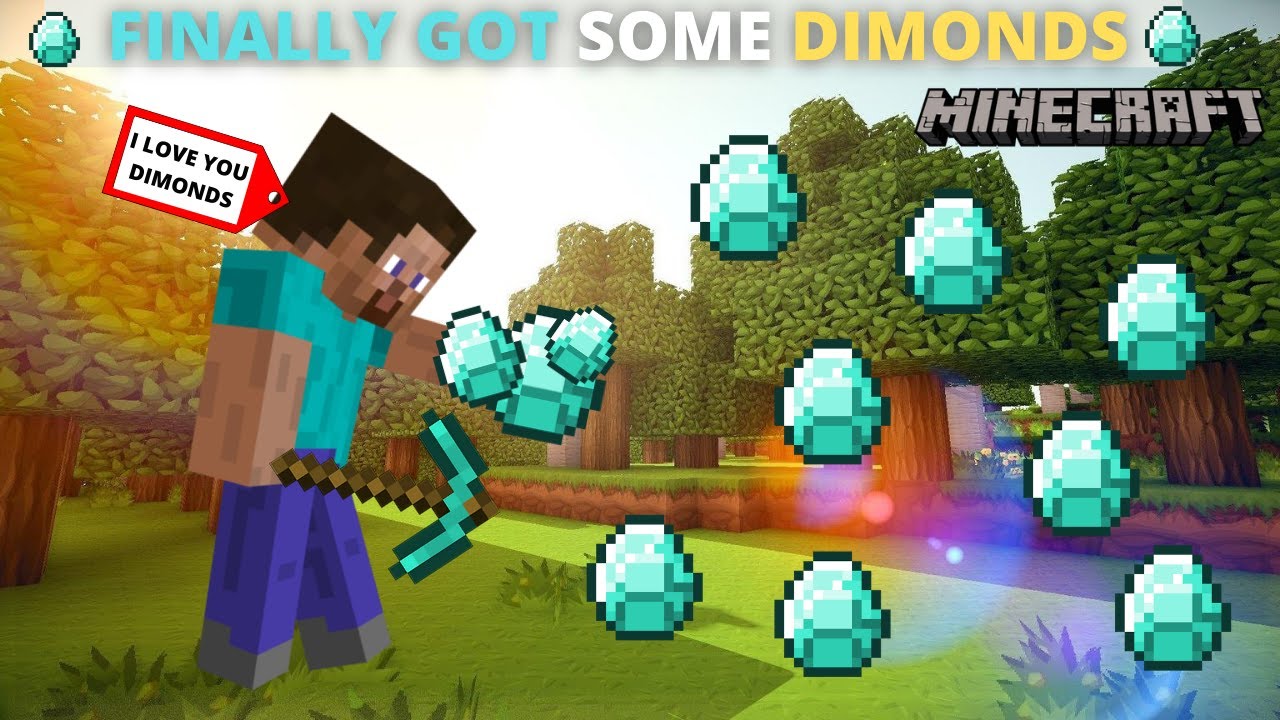FINALLY GOT SOME DIAMONDS IN MINECRAFT 🔥🔥🔥 [HINDI] - YouTube