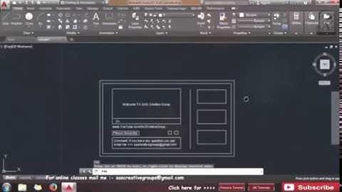 Autocad 2016   Tutorial for Beginners   7  How to use PAN Command