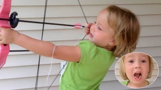 Fearless Girl Uses Compound Bow To Pull Out Her Tooth