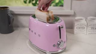 Product Review: Smeg 50s Retro Style 2 Slice Toaster Pink TSF01PKAU by Appliances Online Australia 52 views 2 weeks ago 1 minute, 36 seconds