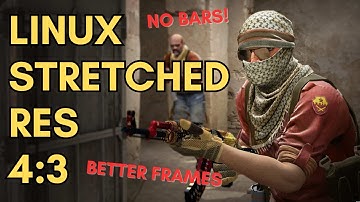 How to enable STRETCHED resolution on LINUX (NVIDIA, NO BLACK BARS)