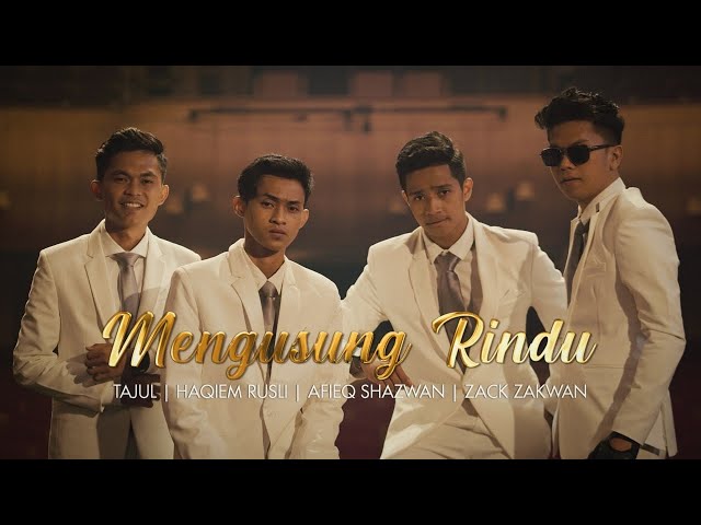 Tajul, Haqiem Rusli, Afieq Shazwan u0026 Zack Zakwan - Mengusung Rindu (Official Music Video) class=