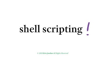 Shell Scripting - 1 - Introduction