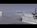 Стратегические ракетоносцы Ту-95МС над Черным морем