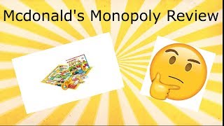 Japanese McDonalds Monopoly Board Game-Review
