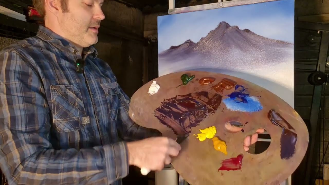 Landscape Knife Painting - Wet on Wet - Oil Painting 