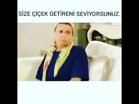 Size çicek getireni seviyorsunuz.