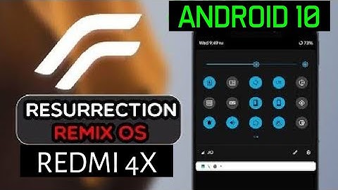 Redmi 4X- Resurrection Remix 8.6.3 OFFICIAL Rom Install | Changes, Bugs & Features | ANDROID 10 OCT