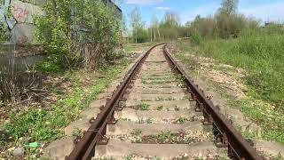 Прогулка по заброшенным заводским железнодорожным путям в городе Электросталь