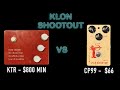 Klon ktr vs caline cp99  shootout  pdales klon 4  shootout  pdales de guitare