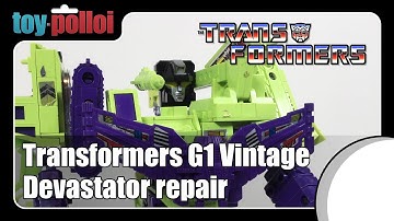 Transformers Vintage G1 Devastator repair - Toy Polloi