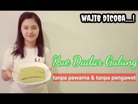 Bahan Dapur KUE DADAR GULUNG || TANPA PEWARNA, TANPA PENGAWET #Rinasiambatonvlog Yang Lezat