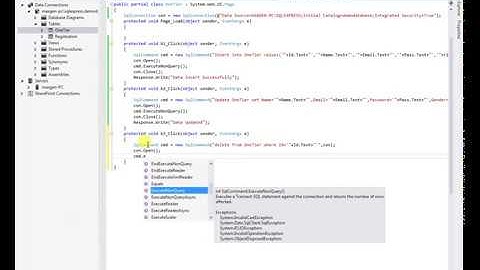 Registration Page using One Tier in Asp.Net