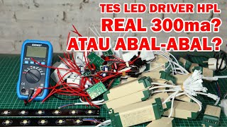 Menghitung watt dan ampere lampu led