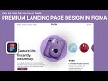 Pixora Camera Landing Page UI Design in Figma | Full Tutorial (Step-by-Step) | Day 82 UI Challenge 