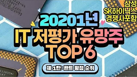 IT 미국 저평가 유망주 TOP 6기업은? 제1탄! 2021년1월 BEST OF BEST 매출대비수익,성장성, 발류에이션  (Feat. 삼성, SK 하이닉스 경쟁사,UMC,투씩스)