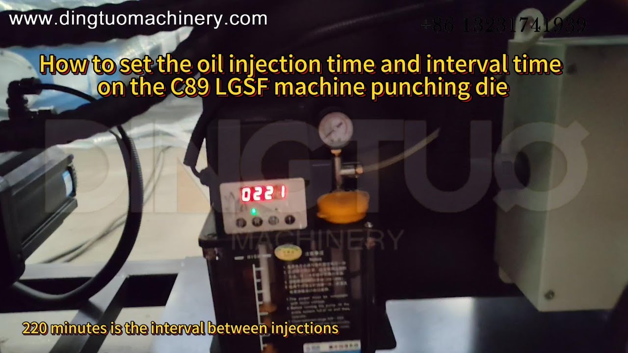 How to set the oil injection time and interval time on the C89 LGSF ...