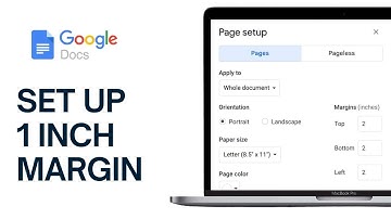 How to Set up 1 Inch Margin in Google Docs