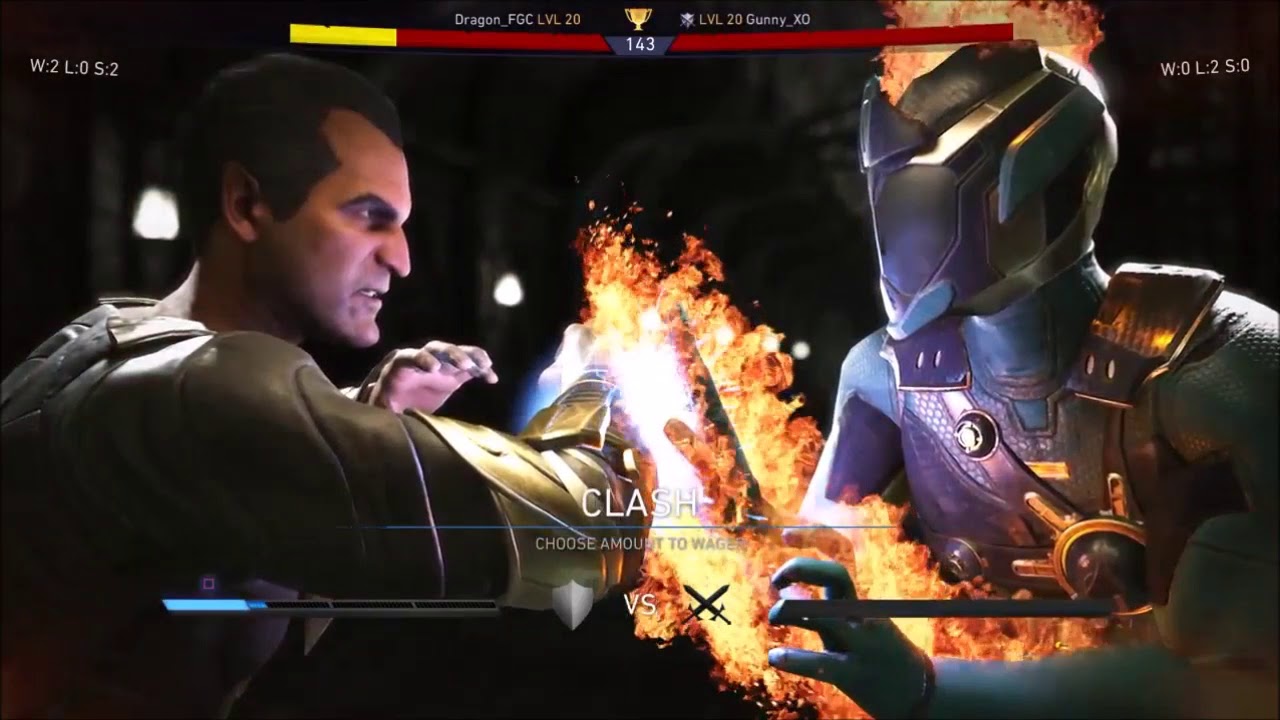 Injustice 2 GunShow (Firestorm) vs Dragon (Black Adam) Online