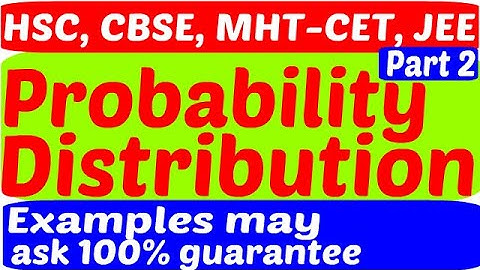 Probability Distribution part 2