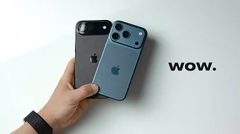 iPhone 17 Pro & Air (Space Black & Blue) – Unboxing & First Impressions!