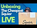 Unboxing The Fender Squier Sonic Esquire Telecaster LIVE