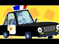 wheels on the police car | nursery rhymes | kids songs | vehicle rhymes | police car
